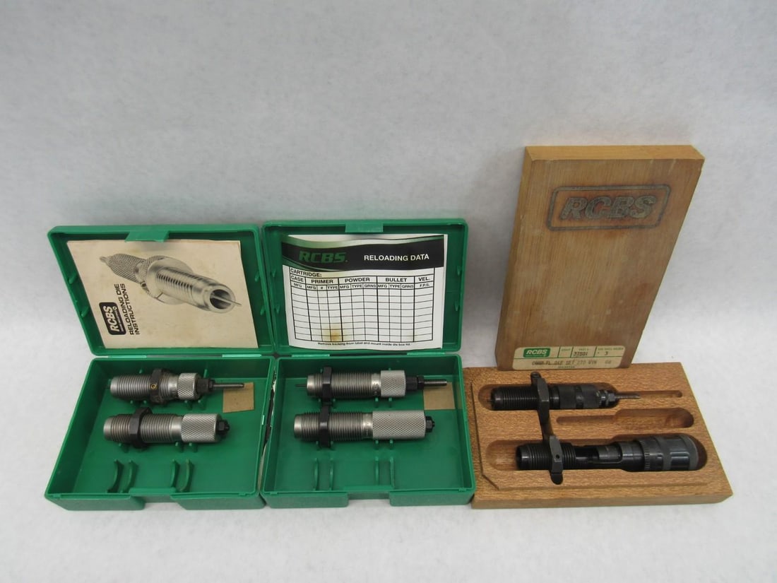 (3) Sets of Reloading Dies - 3