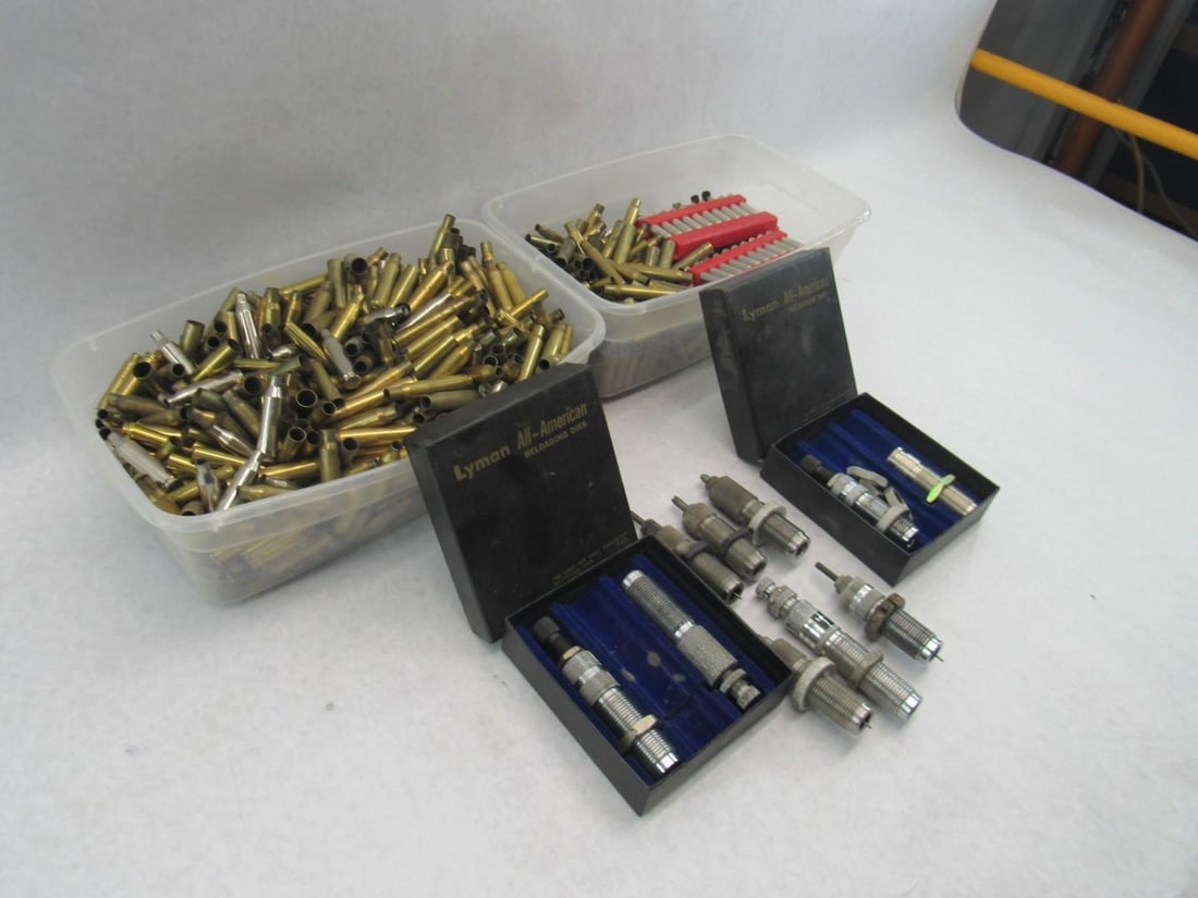 (10) Assorted Reloading Dies and Misc. Brass - 2