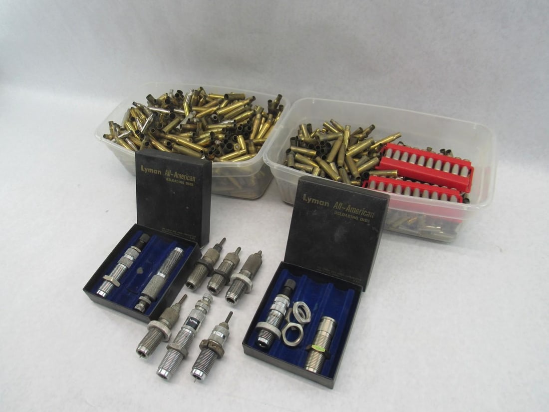 (10) Assorted Reloading Dies and Misc. Brass - 3