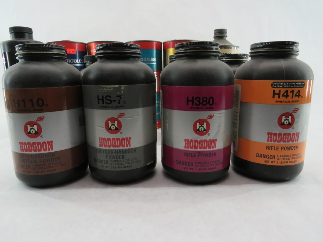 9lbs. +/- Assorted Gun Powder - 10