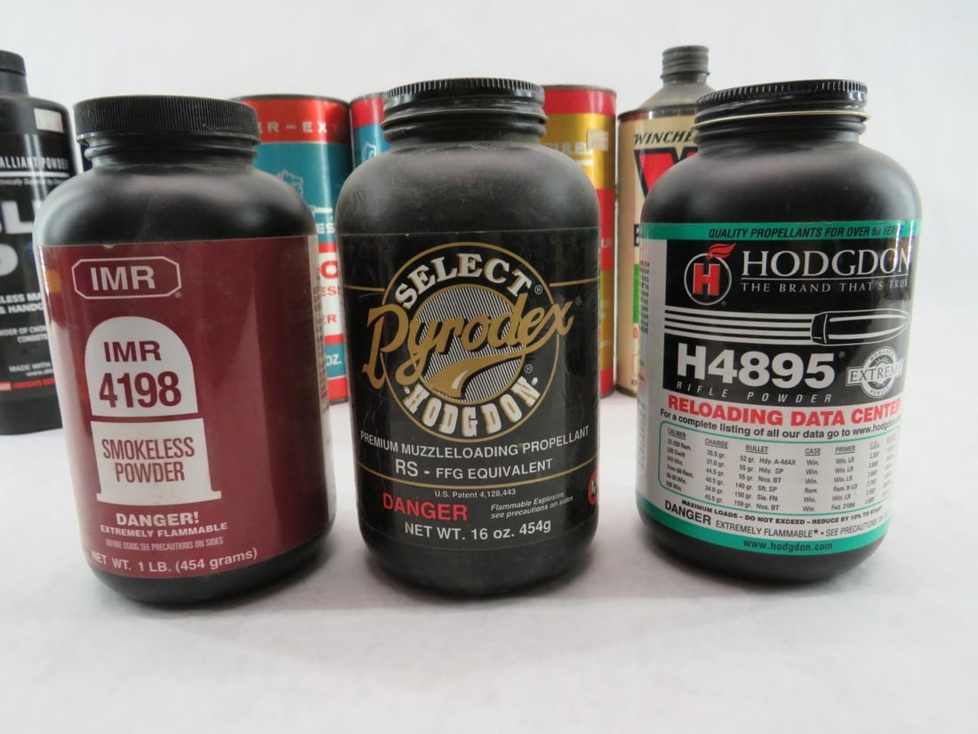 9lbs. +/- Assorted Gun Powder - 5