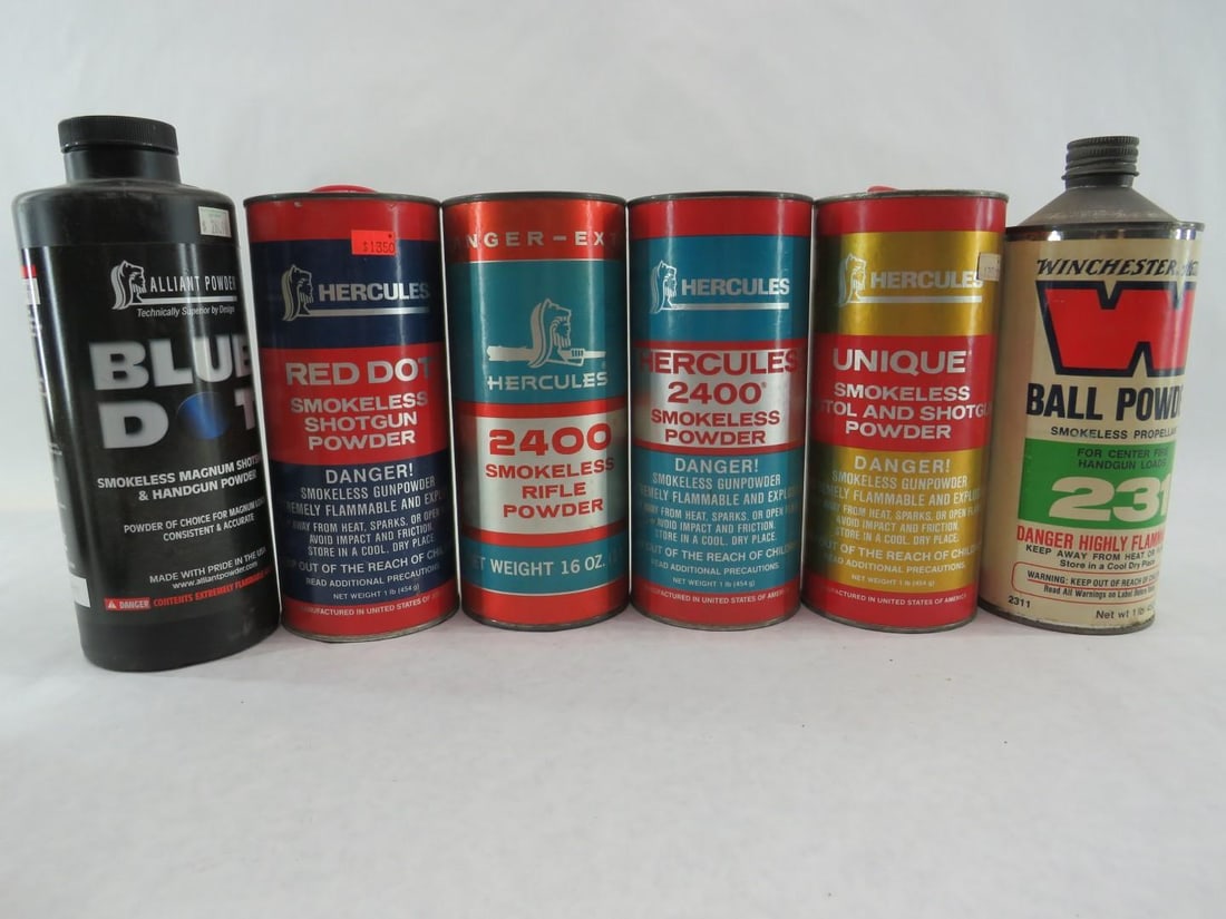 9lbs. +/- Assorted Gun Powder - 6