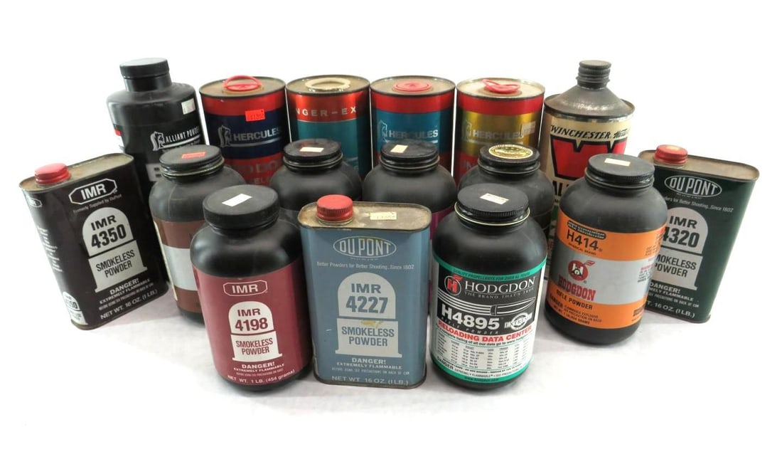 9lbs. +/- Assorted Gun Powder - 7