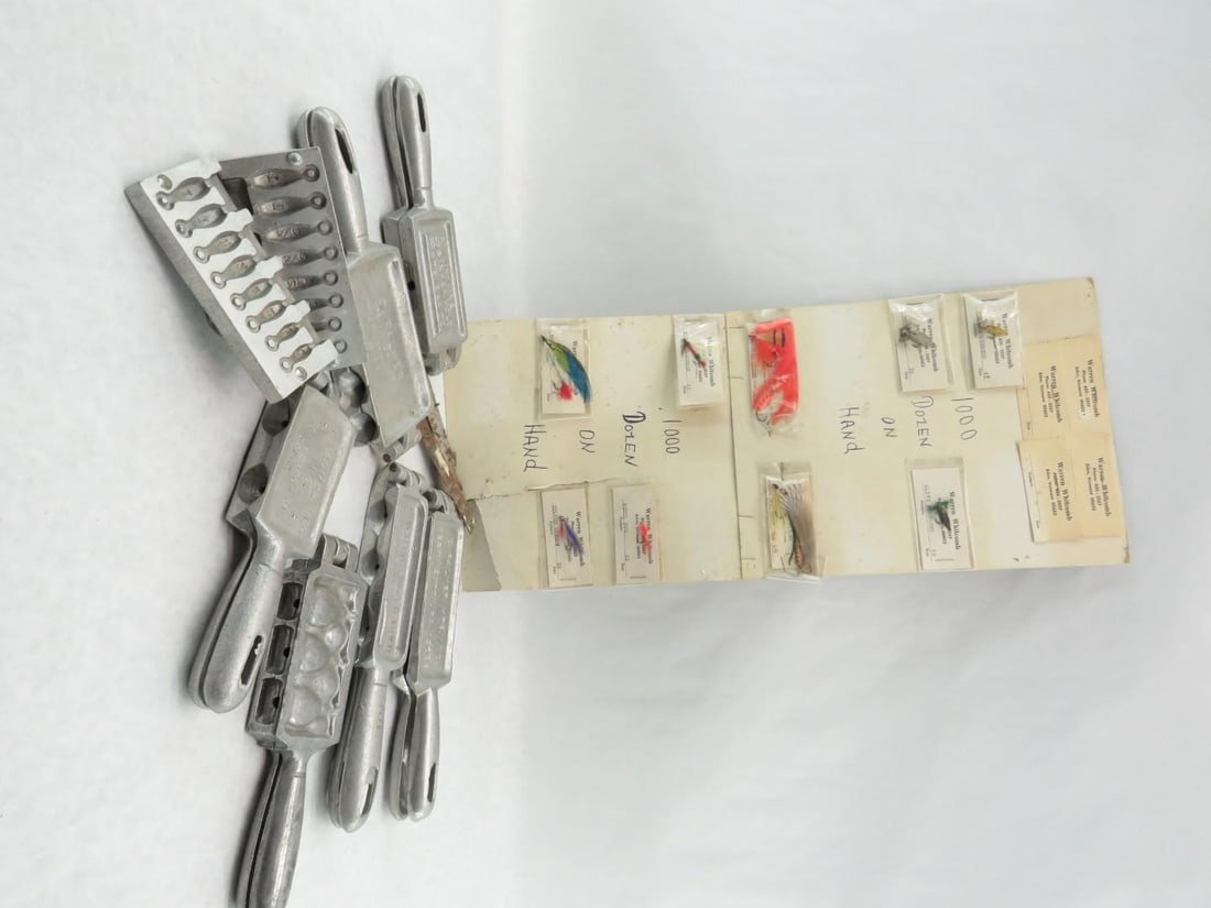 (6) Fishing Sinker Molds: (6) Fishing Sinker Molds 