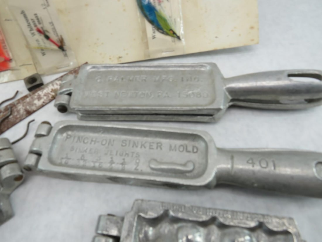 (6) Fishing Sinker Molds - 4
