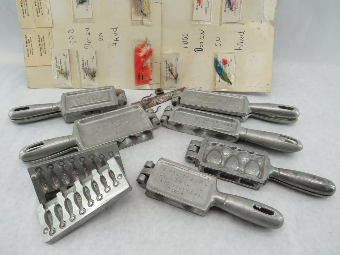 (6) Fishing Sinker Molds - 8
