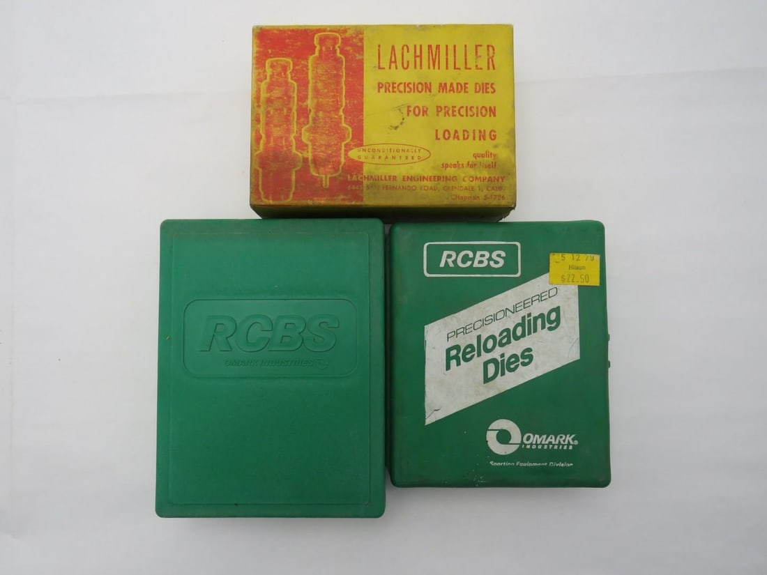 (3) Sets of Reloading Dies: .250 Savage; .270 Win.; .243 Win 