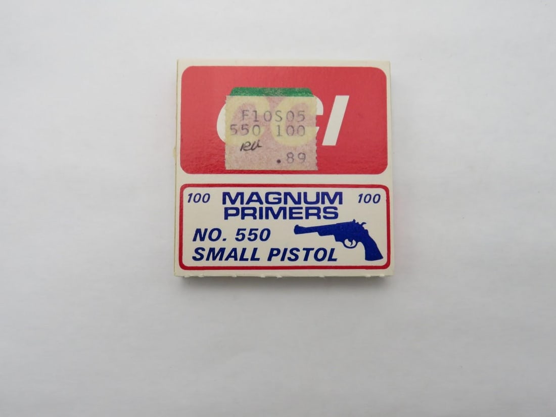 (3200+/-) CCI Small Pistol Magnum Primers - 6