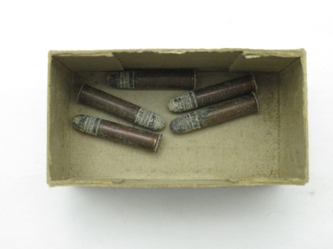 Antique Winchester Two Piece .25 Stevens Cartridge Box - 3