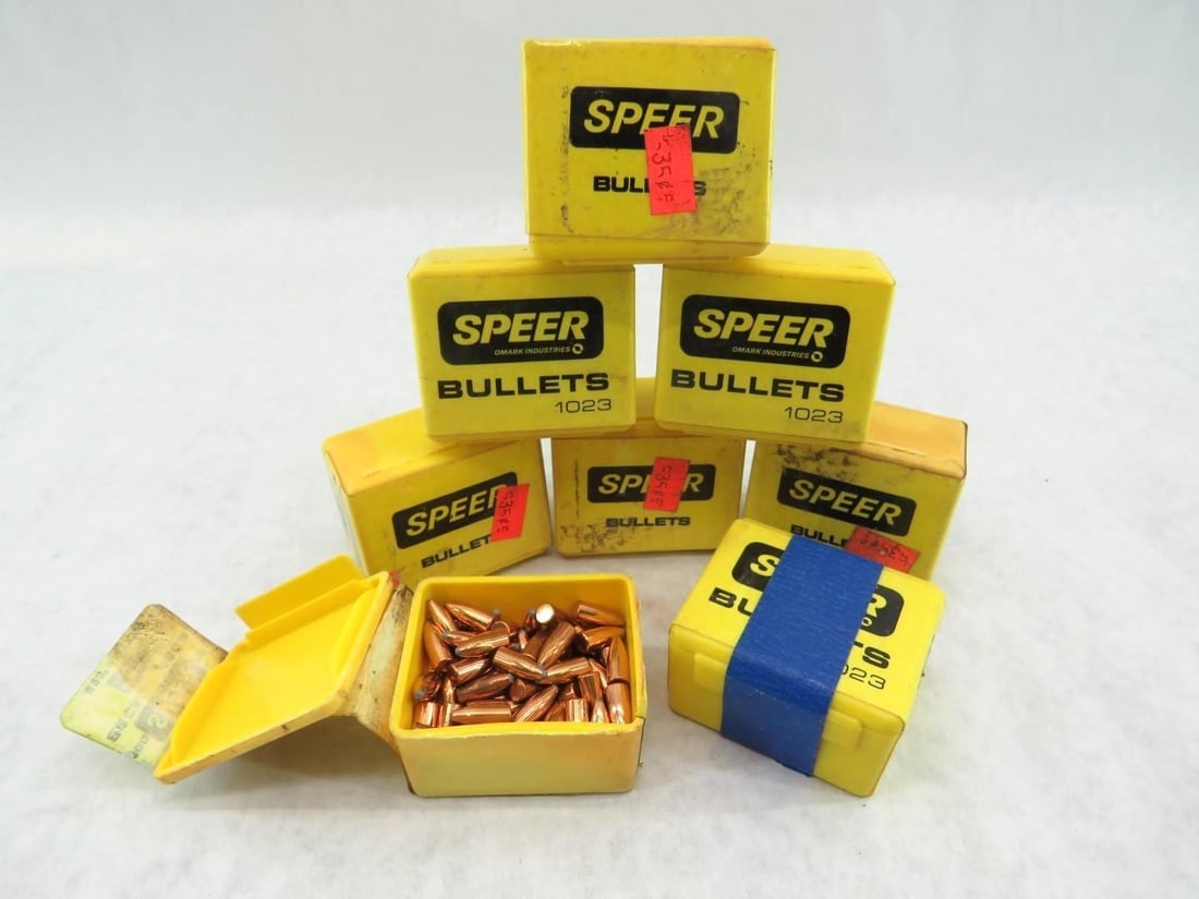 (8+/-) Boxes of Speer .224" Spitzer Bullets - 2