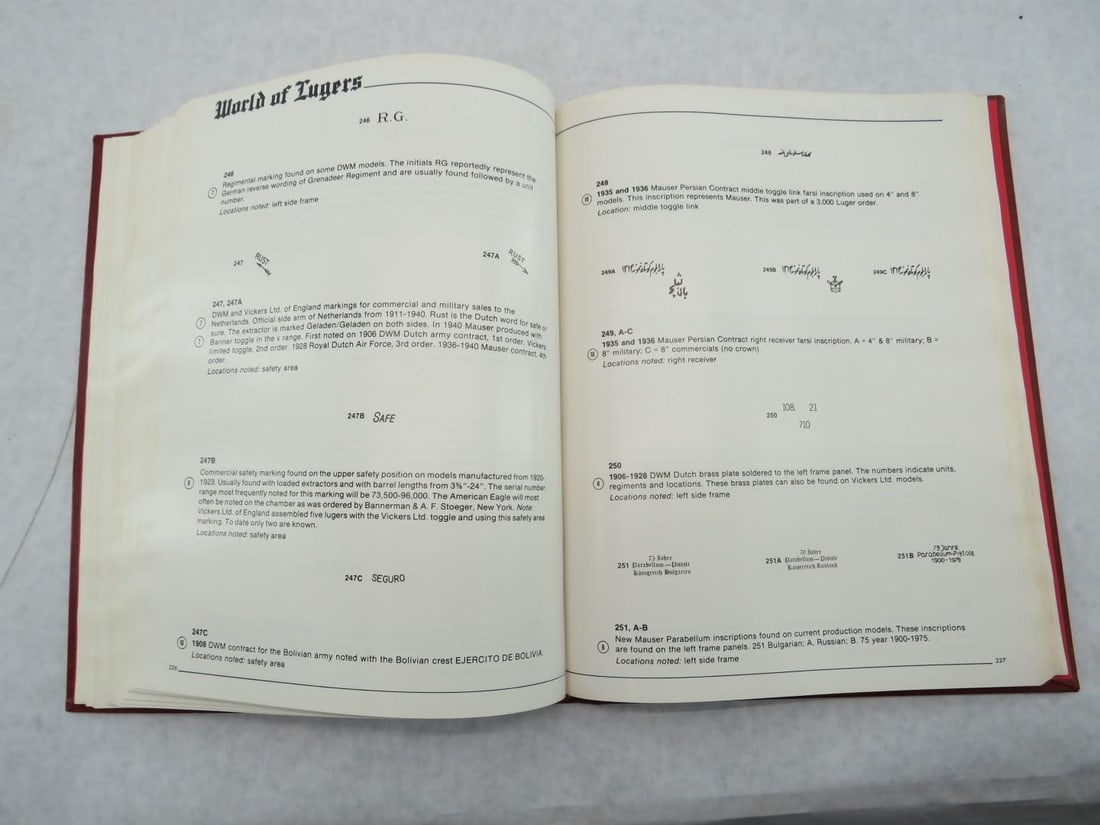 "World of Lugers Proof Marks" - 7