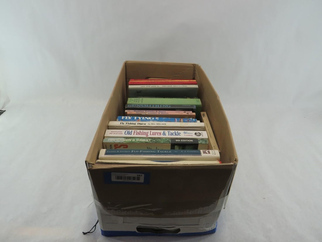 (22+) Fishing and Gun Related Books and Ephemera: (22+) Fishing and Gun Related Books and Ephemera 