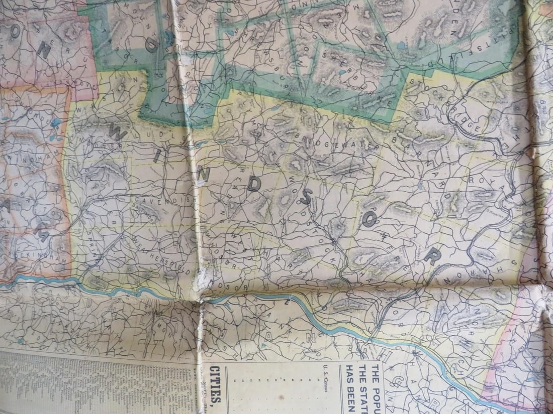 1902 Map of Vermont - 12