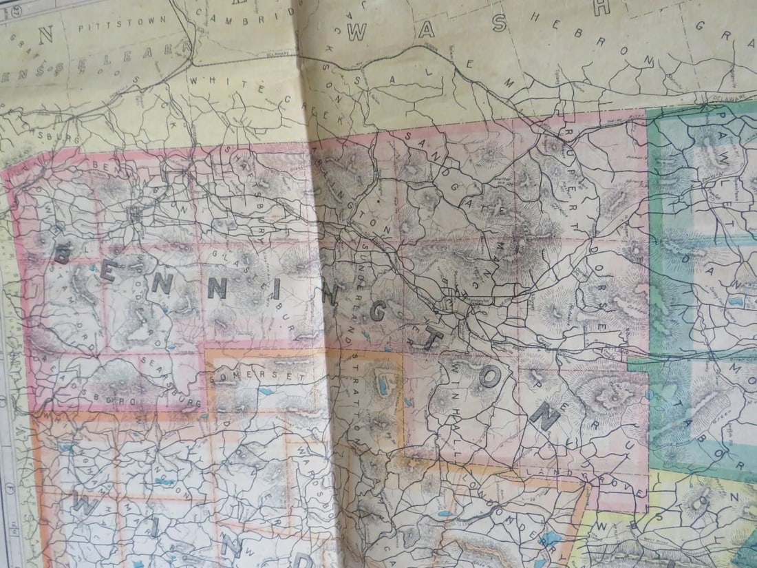 1902 Map of Vermont - 13