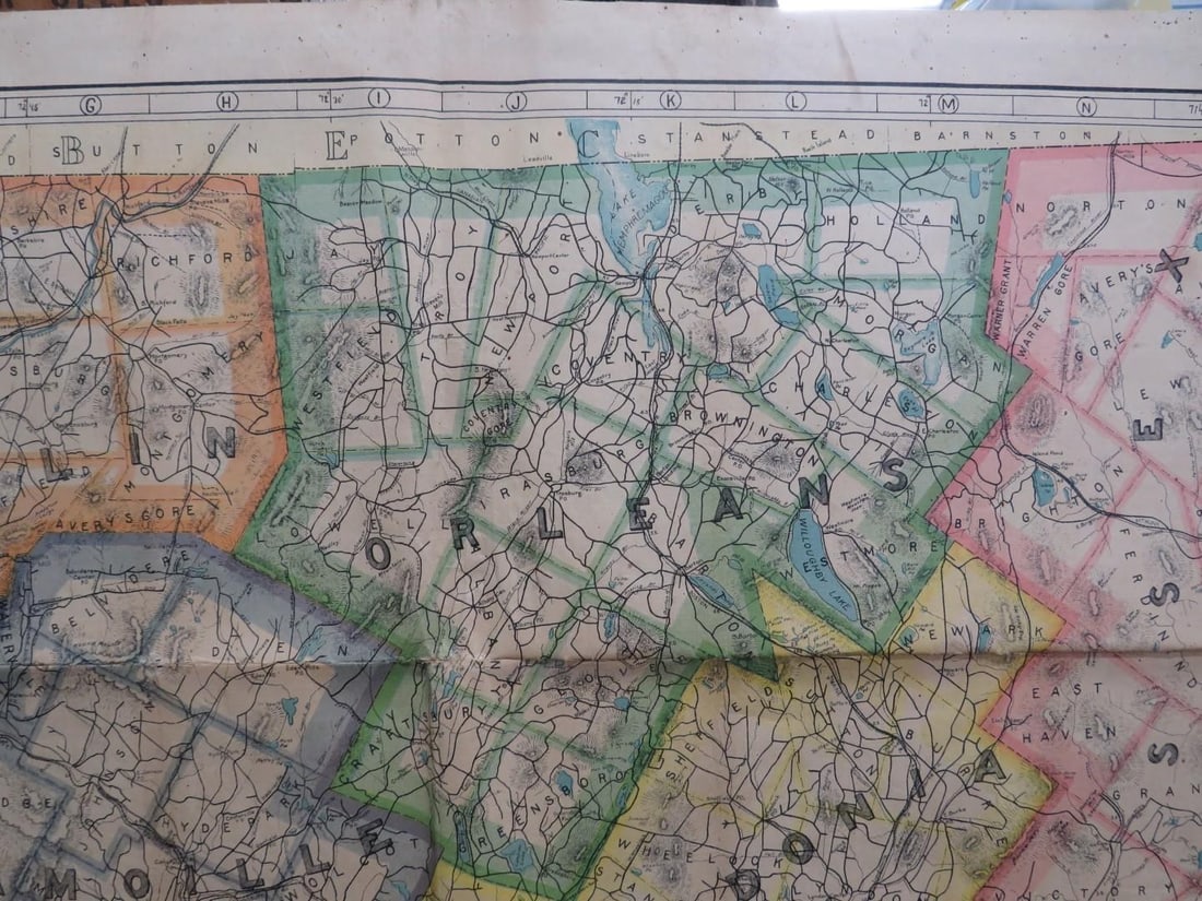 1902 Map of Vermont - 4