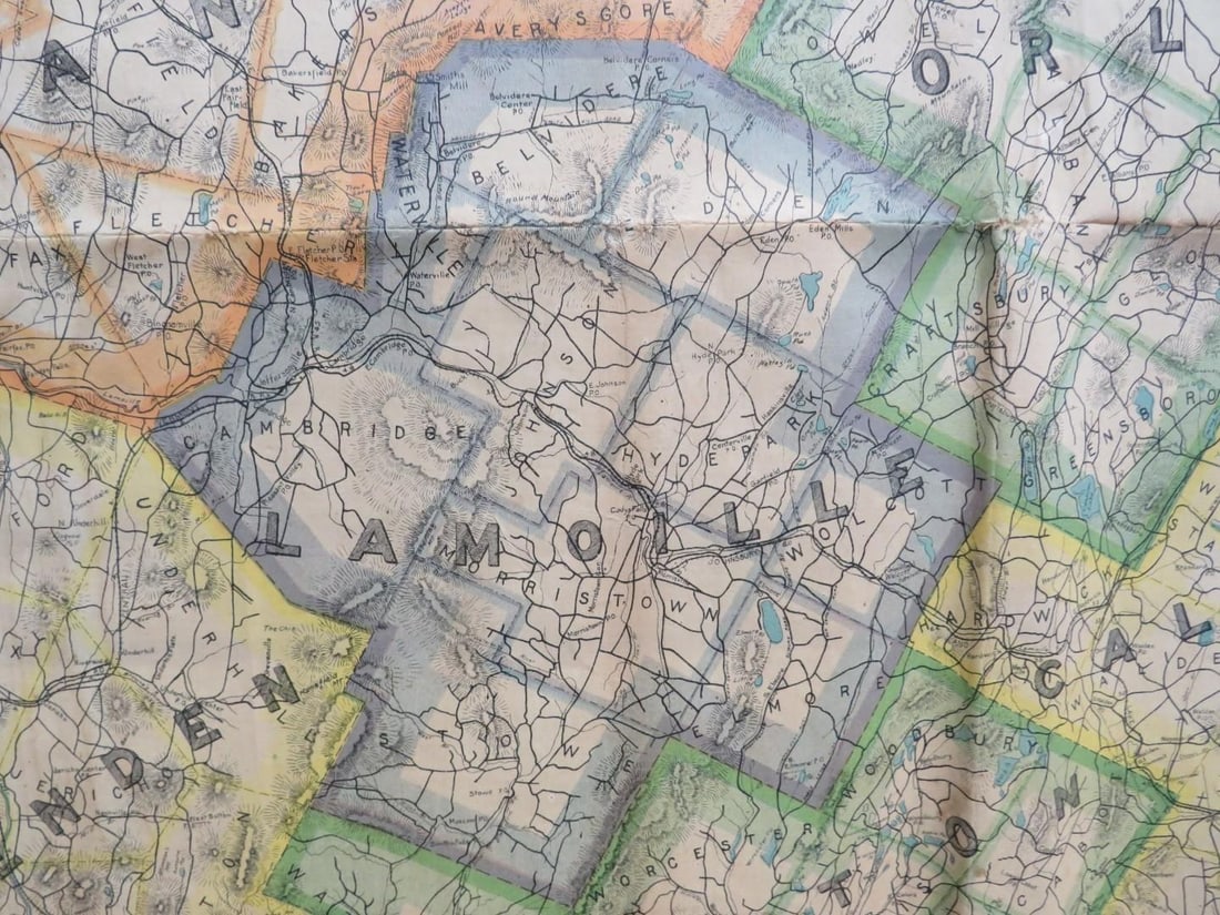 1902 Map of Vermont - 7