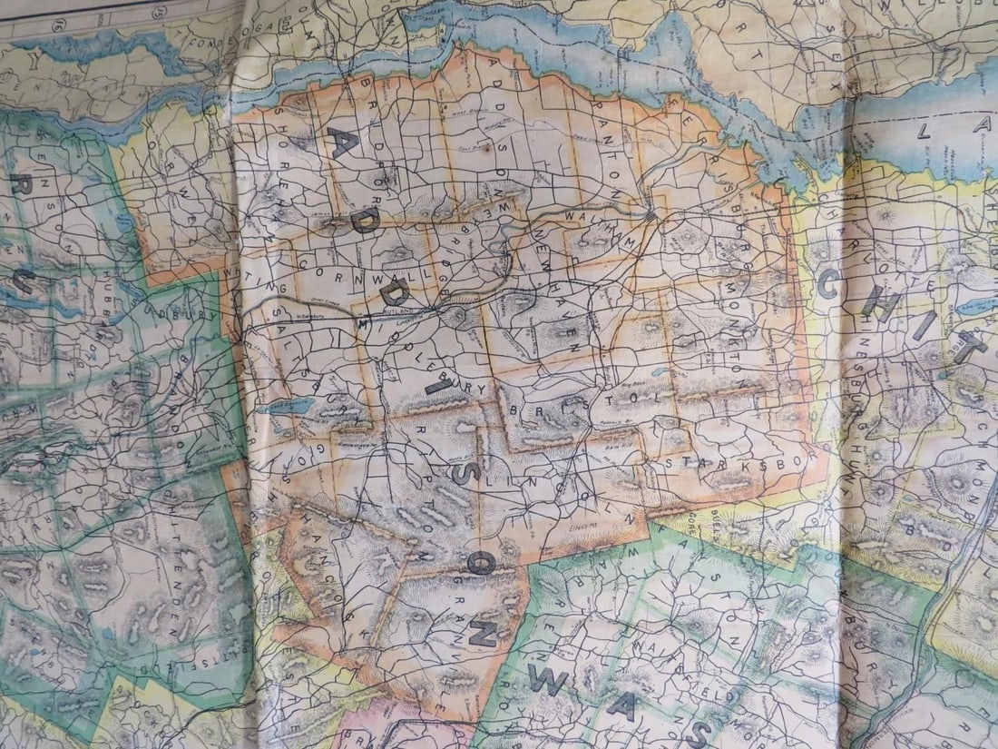 1902 Map of Vermont - 9