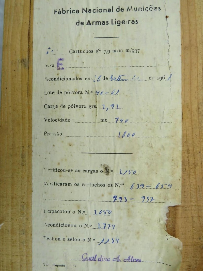 (213) 7.62 NATO Cartridges in Wood Crate - 13