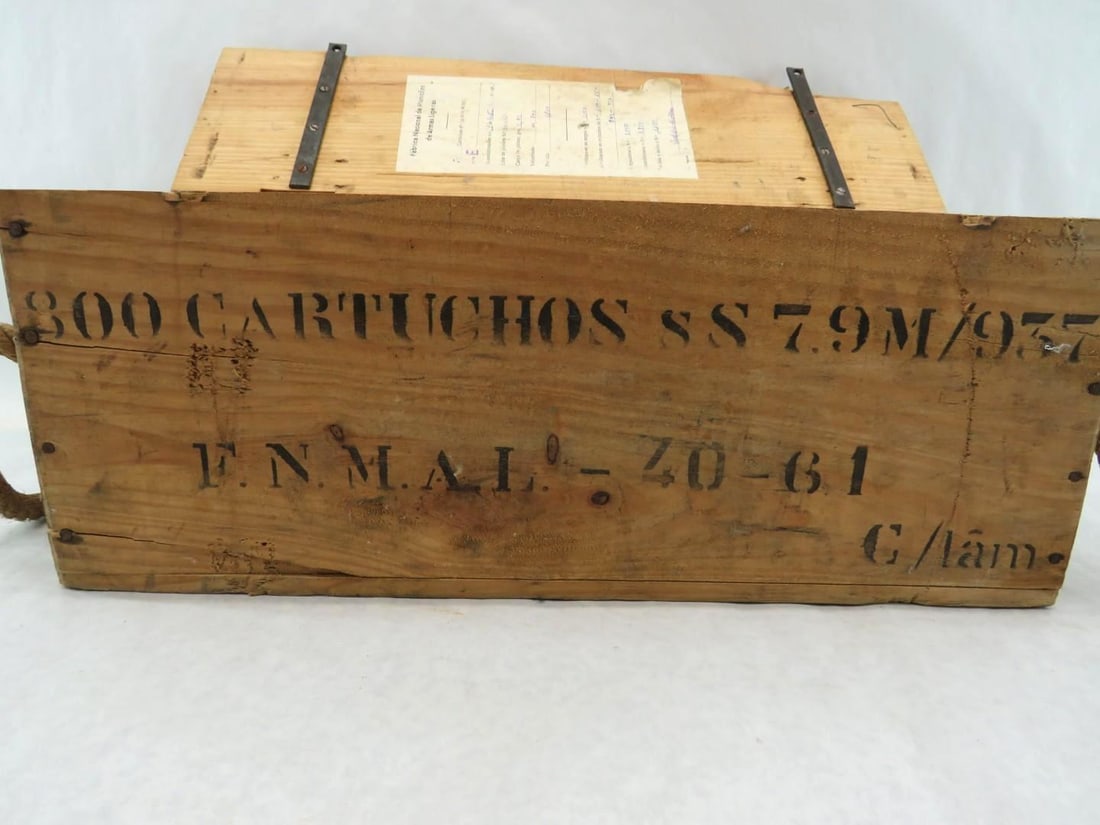 (213) 7.62 NATO Cartridges in Wood Crate - 15