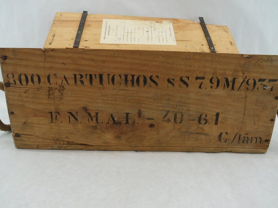 (213) 7.62 NATO Cartridges in Wood Crate - 6