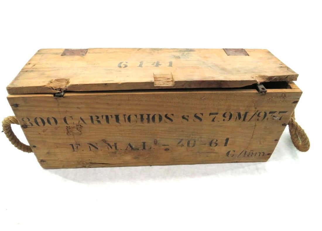 (213) 7.62 NATO Cartridges in Wood Crate - 9