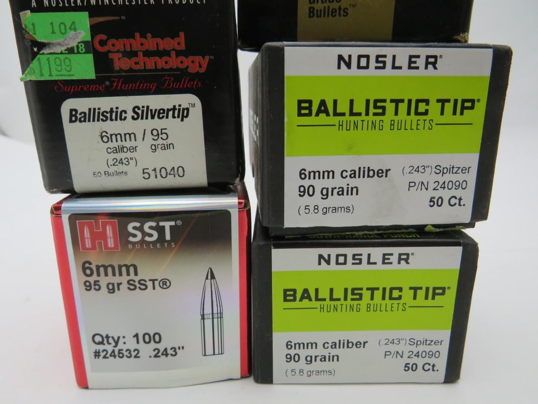 (220) 6mm Bullets - 5