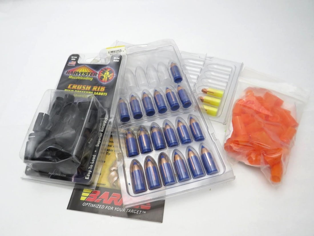 Barnes .50 Cal. Muzzleloader Bullets & Assorted Sabots - 6