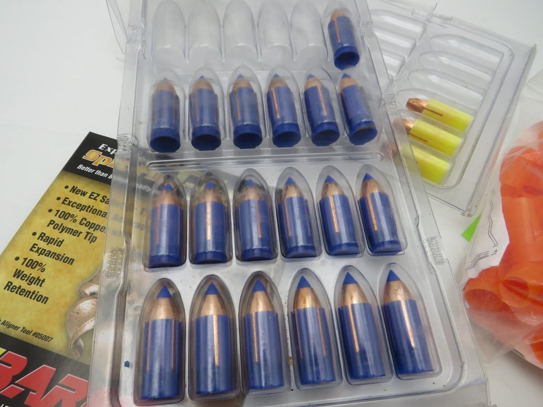 Barnes .50 Cal. Muzzleloader Bullets & Assorted Sabots - 8