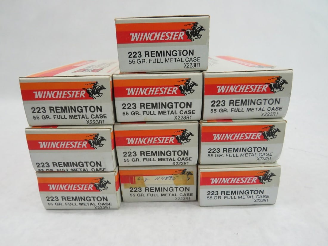 (10) Boxes of Winchester .223 Remington Cartridges - 3