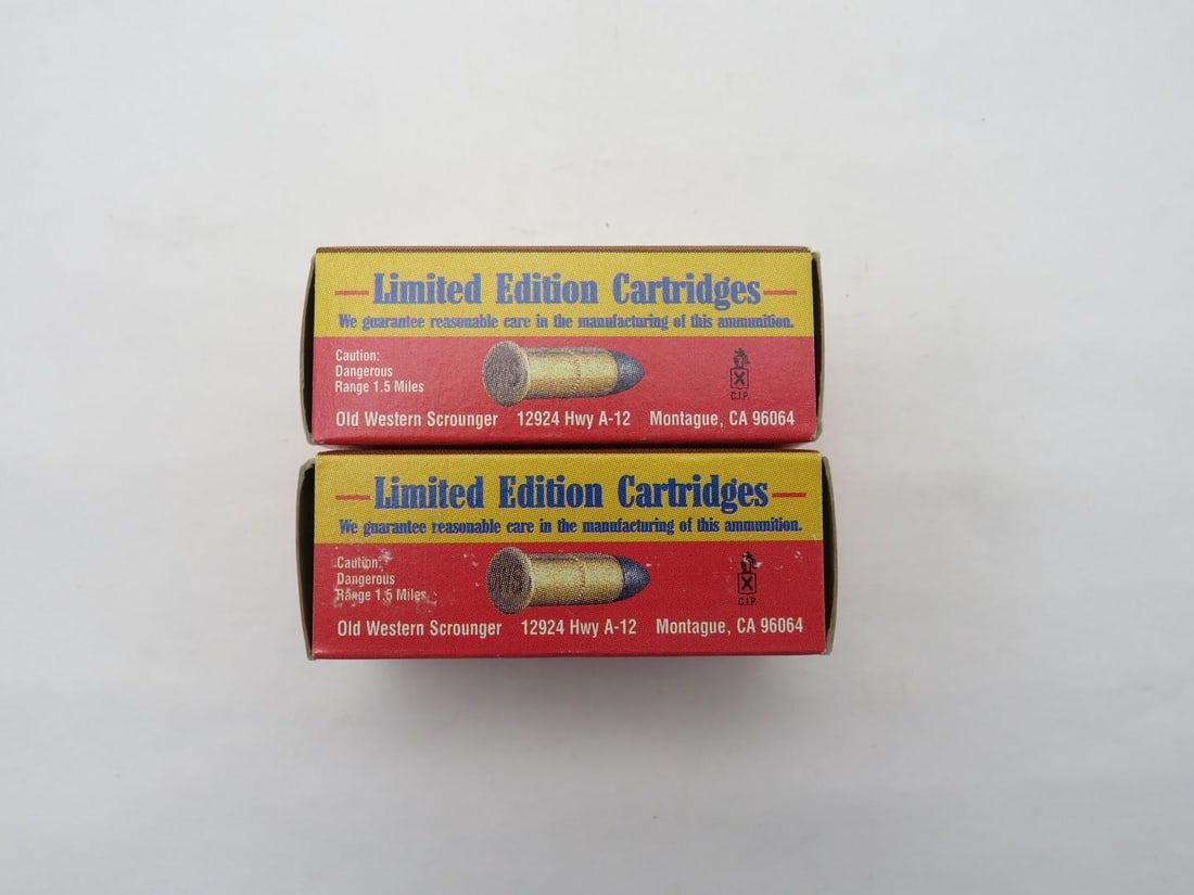(2) Boxes of Old Western Scrounger .22 Winchester Automatic Cartridges - 2