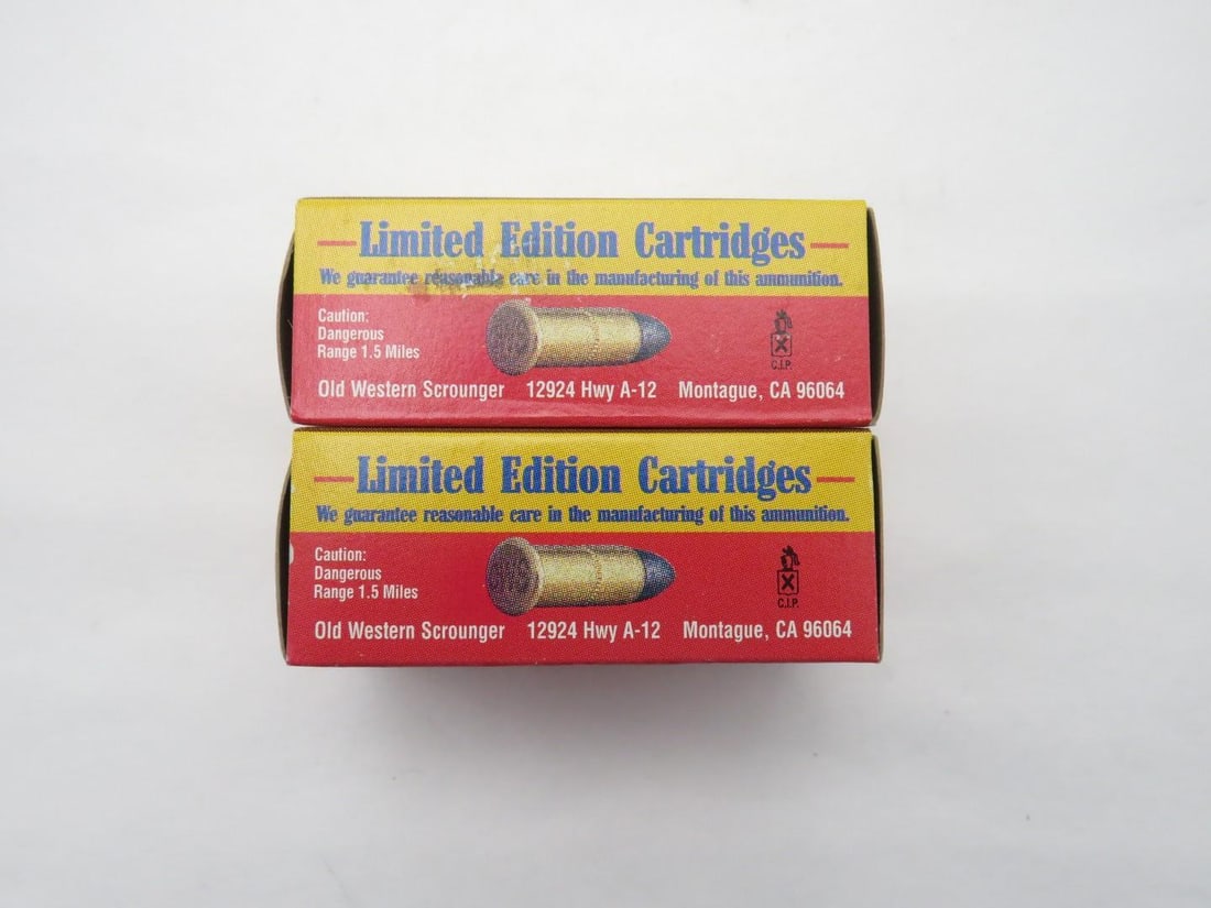 (2) Boxes of Old Western Scrounger .22 Winchester Automatic Cartridges - 2