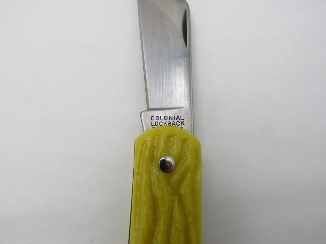 (2) Vintage Colonial Lock Back Knives - 5
