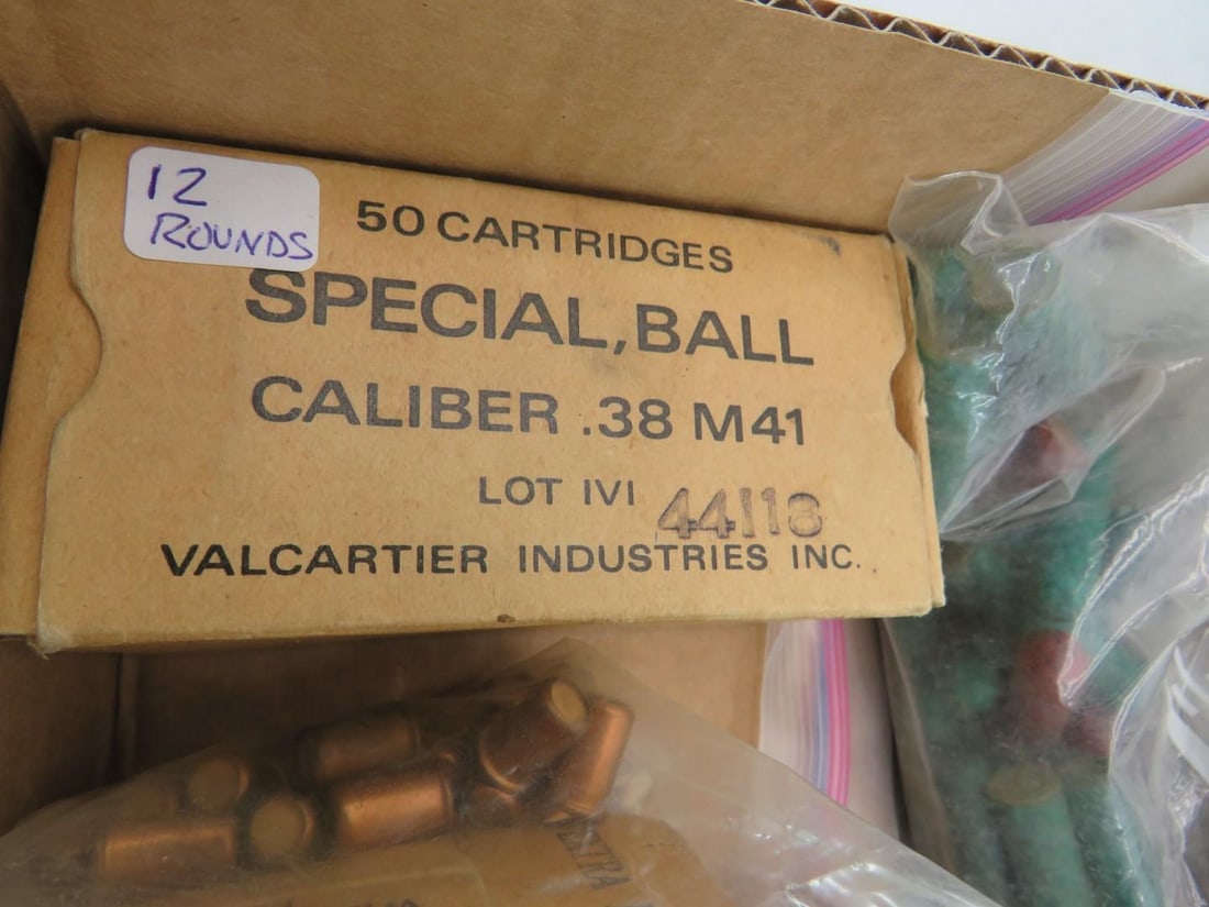 Collectible Cartridge Boxes, Cartridges, Brass & Bullets - 13