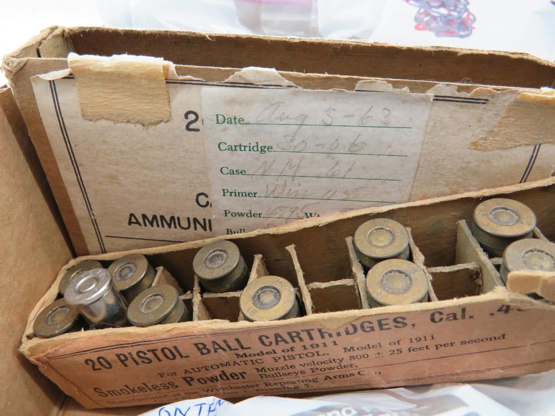 Collectible Cartridge Boxes, Cartridges, Brass & Bullets - 6