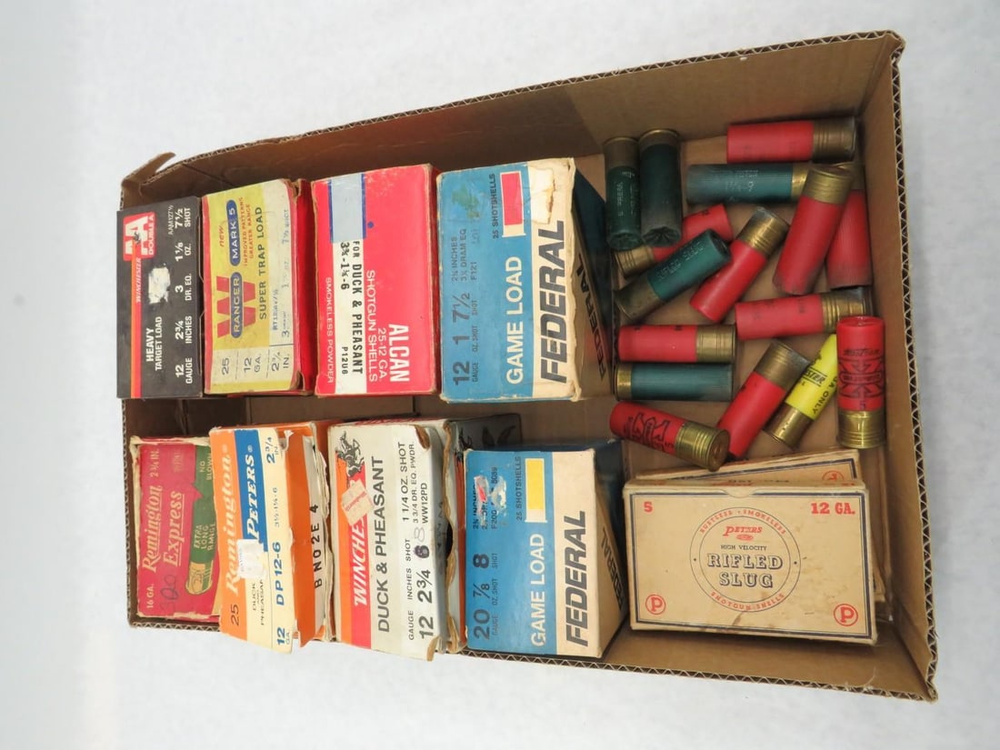 (116) Assorted Shotgun Shells: 12 Ga., 16 Ga. & 20 Ga.