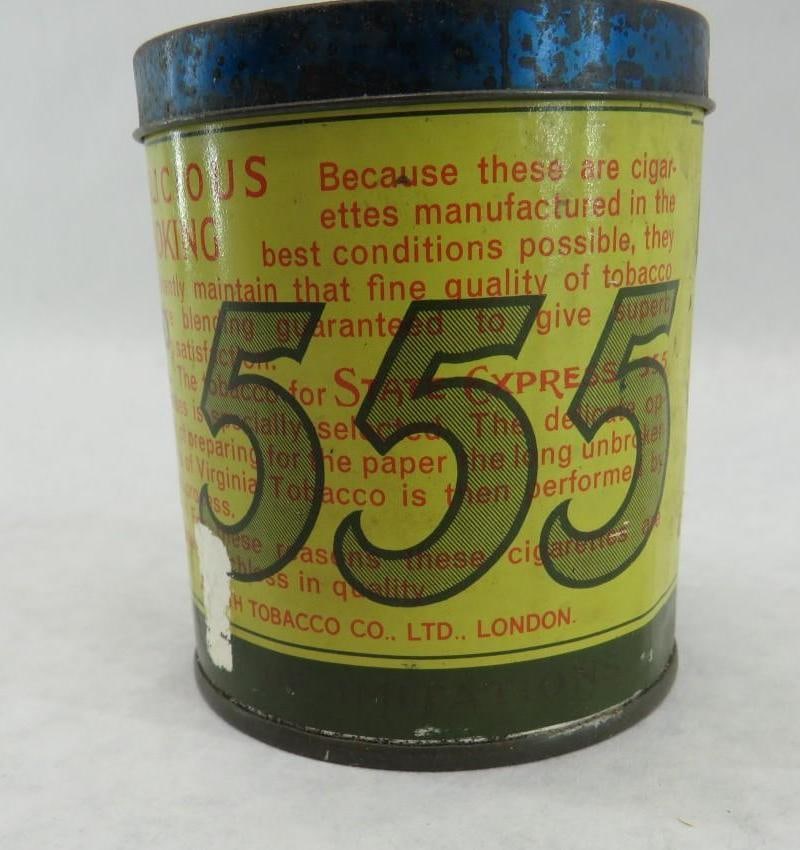 Antique State Express Cigarette Tin - 10
