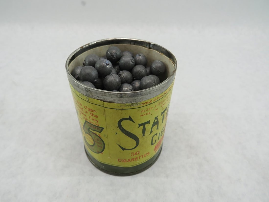 Antique State Express Cigarette Tin - 4