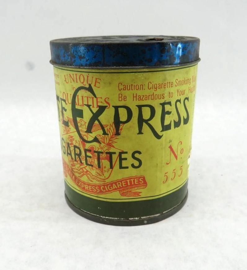 Antique State Express Cigarette Tin - 9