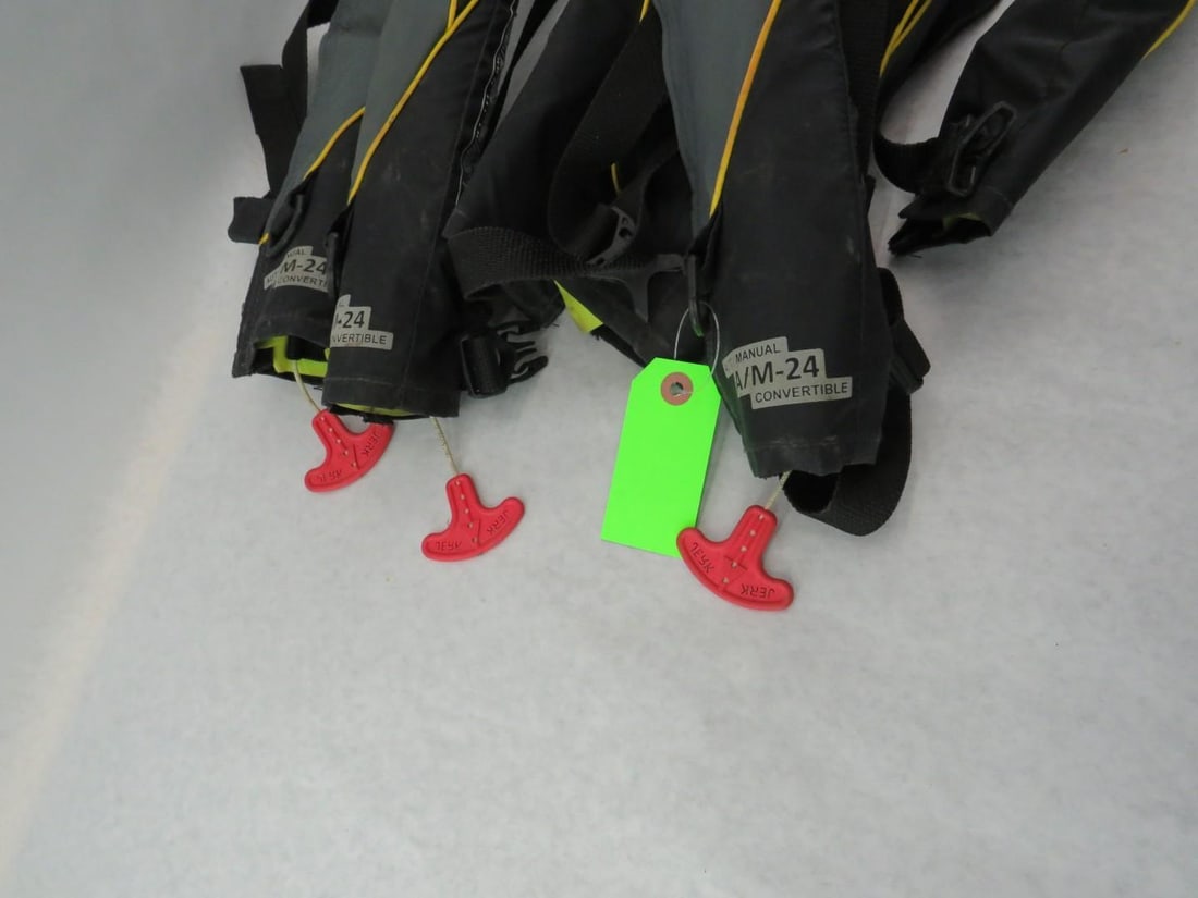 (3) West Marine AM-24 Personal Floatation Devices - 10