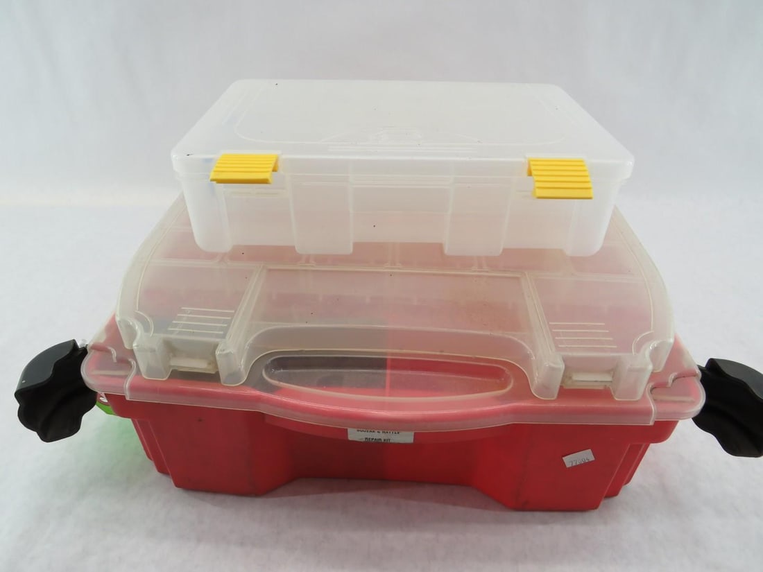 (2) Plano Tackle/Storage Boxes: (2) Plano Tackle/Storage Boxes