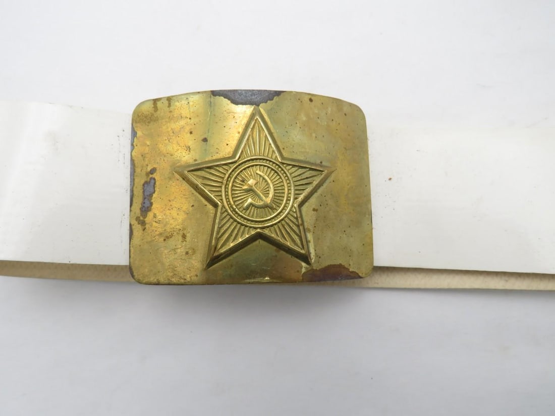 Vintage Soviet Military Dress Belt - 2