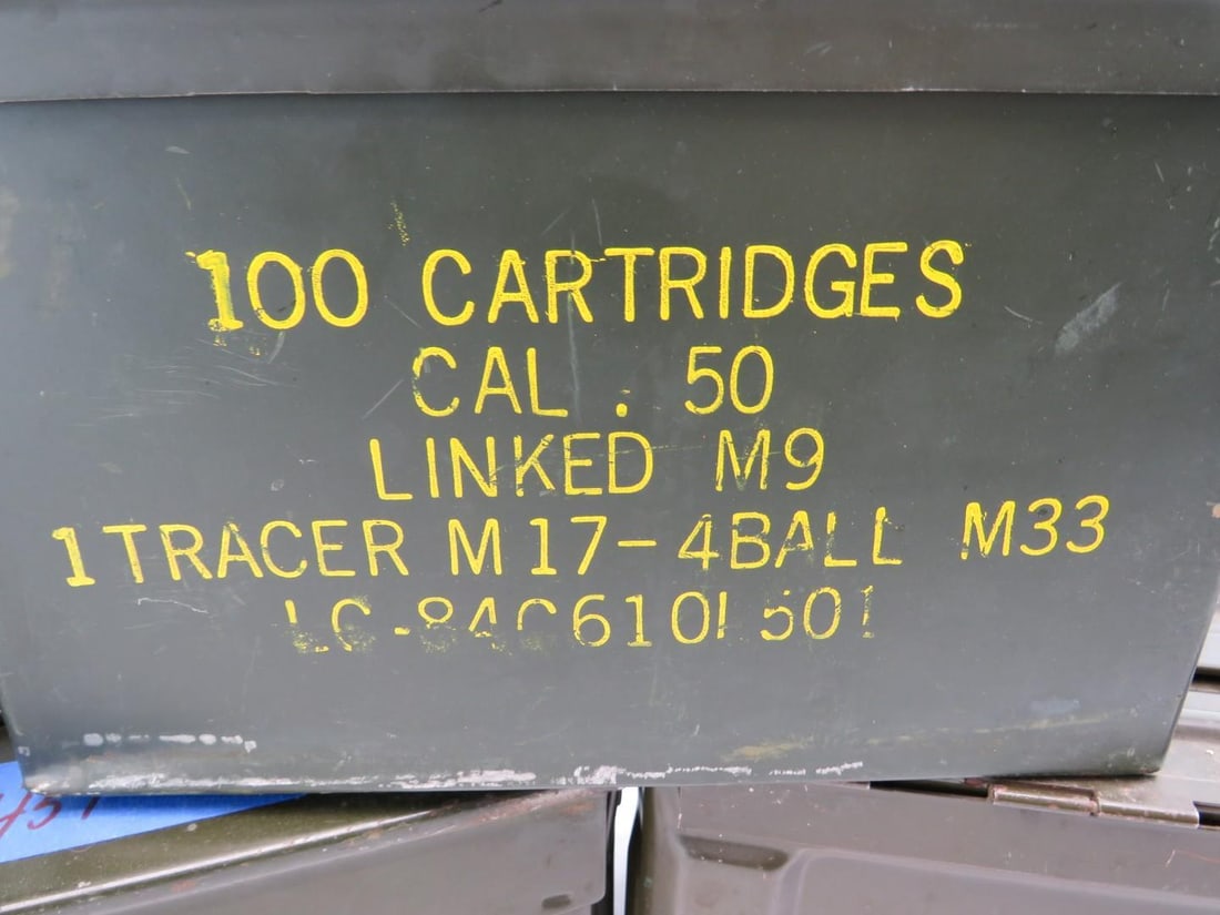 (6) Steel Ammo Boxes - 12