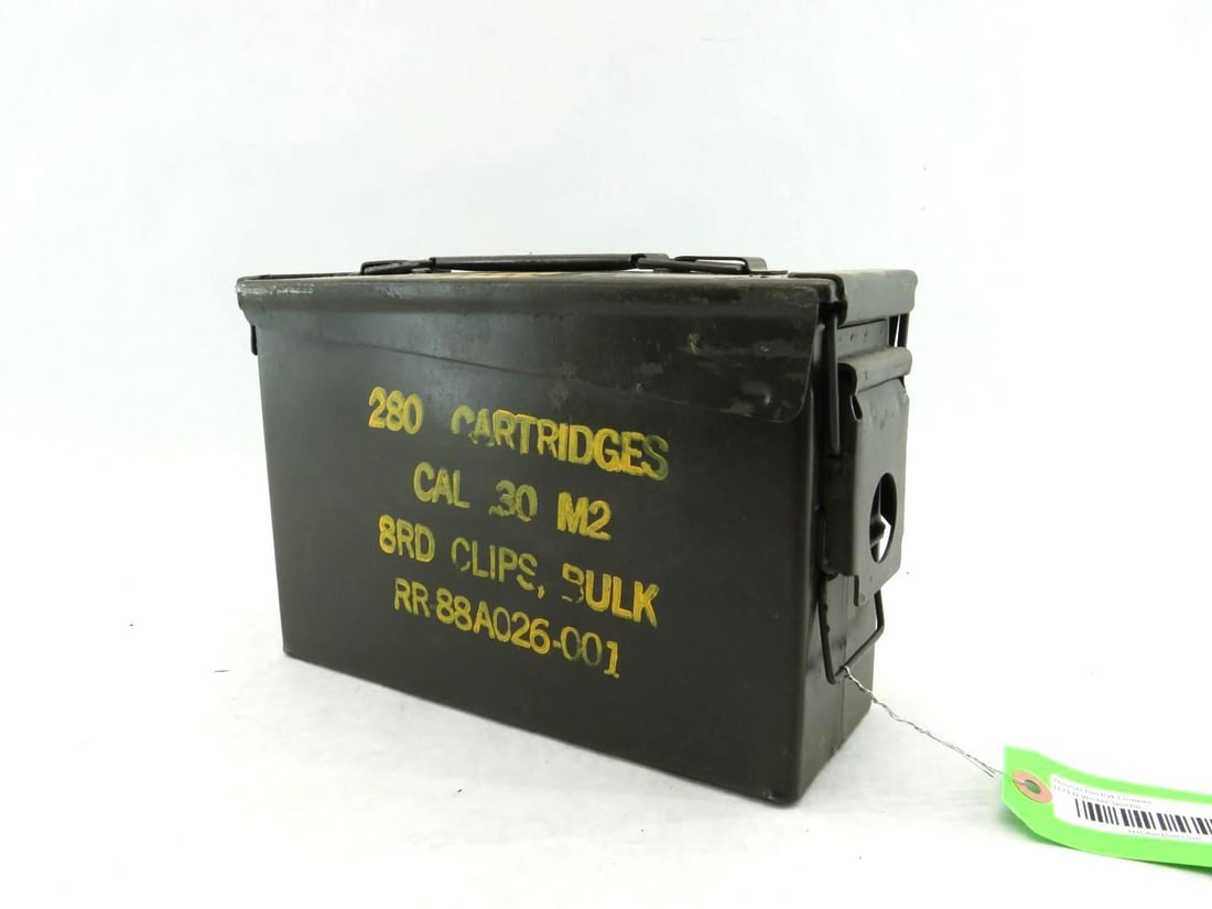 (280) .30 Cartridges: Ball M2, In 8 round clip 