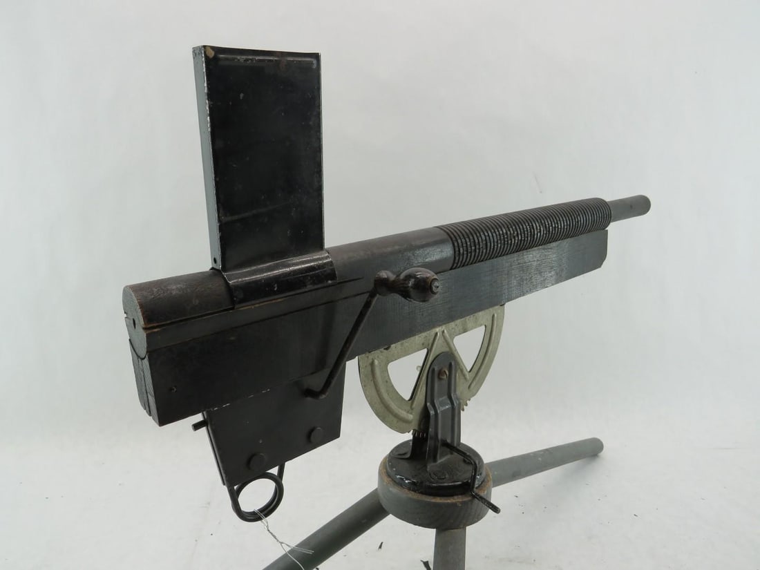 Antique A.C. Gilbert Toy Machine Gun - 3