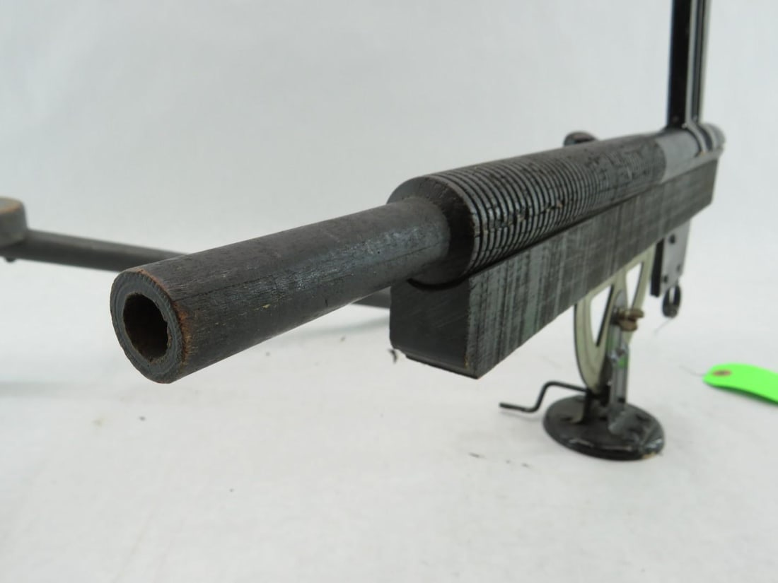 Antique A.C. Gilbert Toy Machine Gun - 9