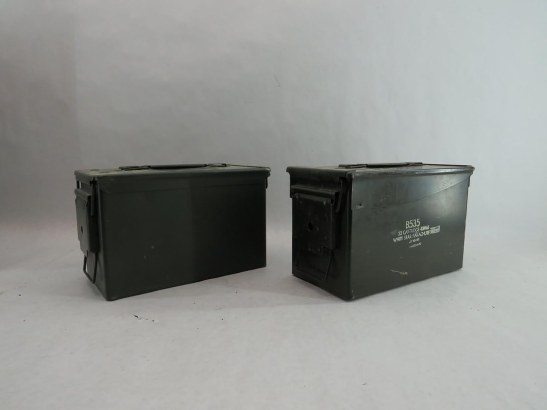 (7) Steel Ammo Boxes - 4