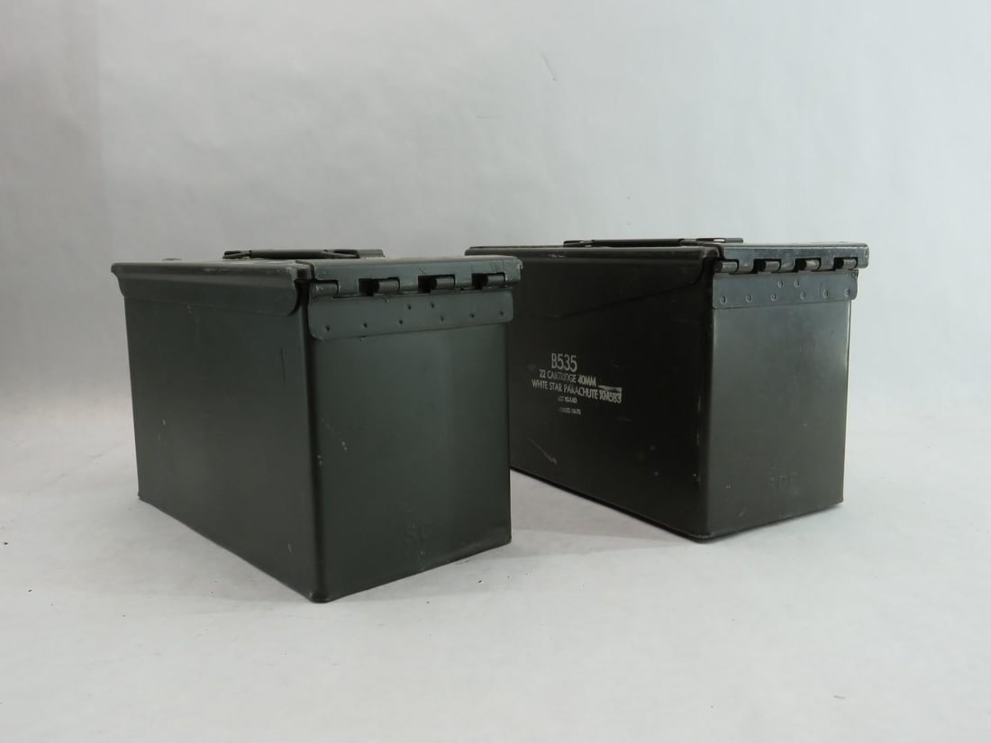 (7) Steel Ammo Boxes - 5