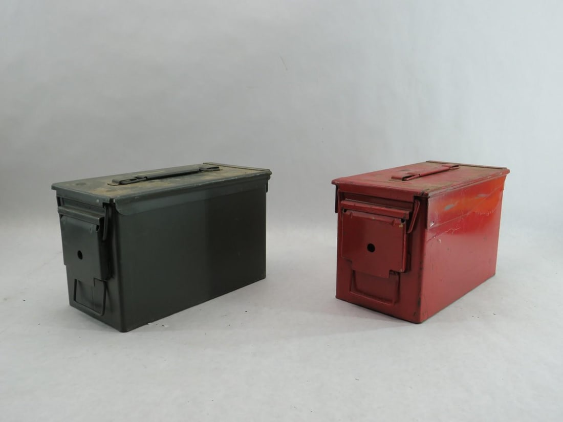 (7) Steel Ammo Boxes - 7