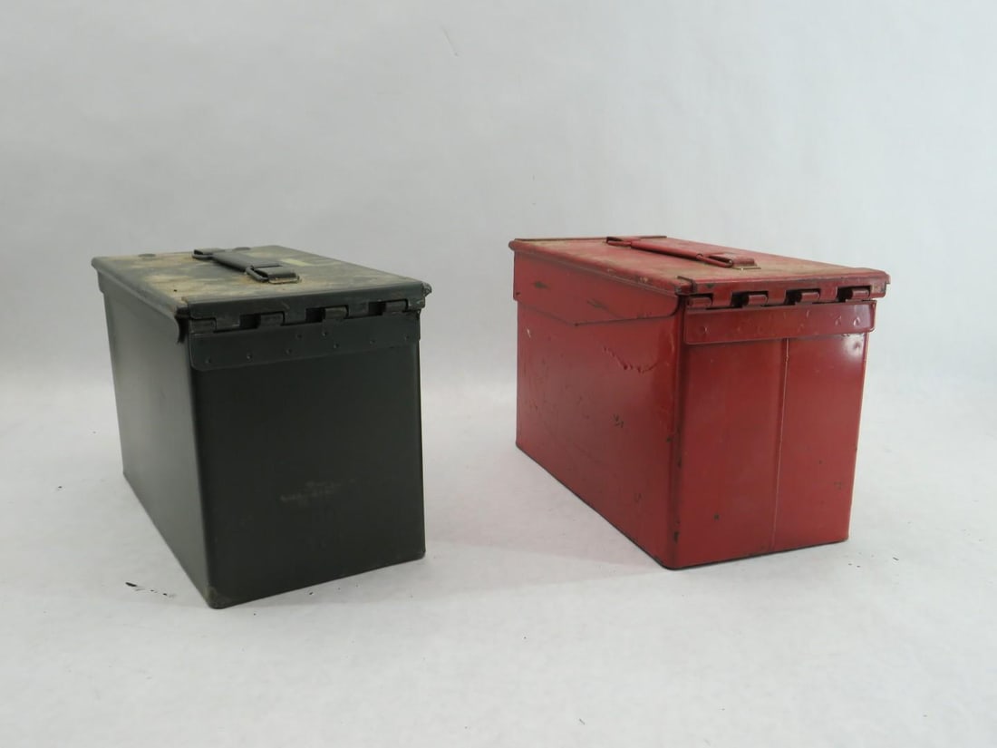 (7) Steel Ammo Boxes - 8