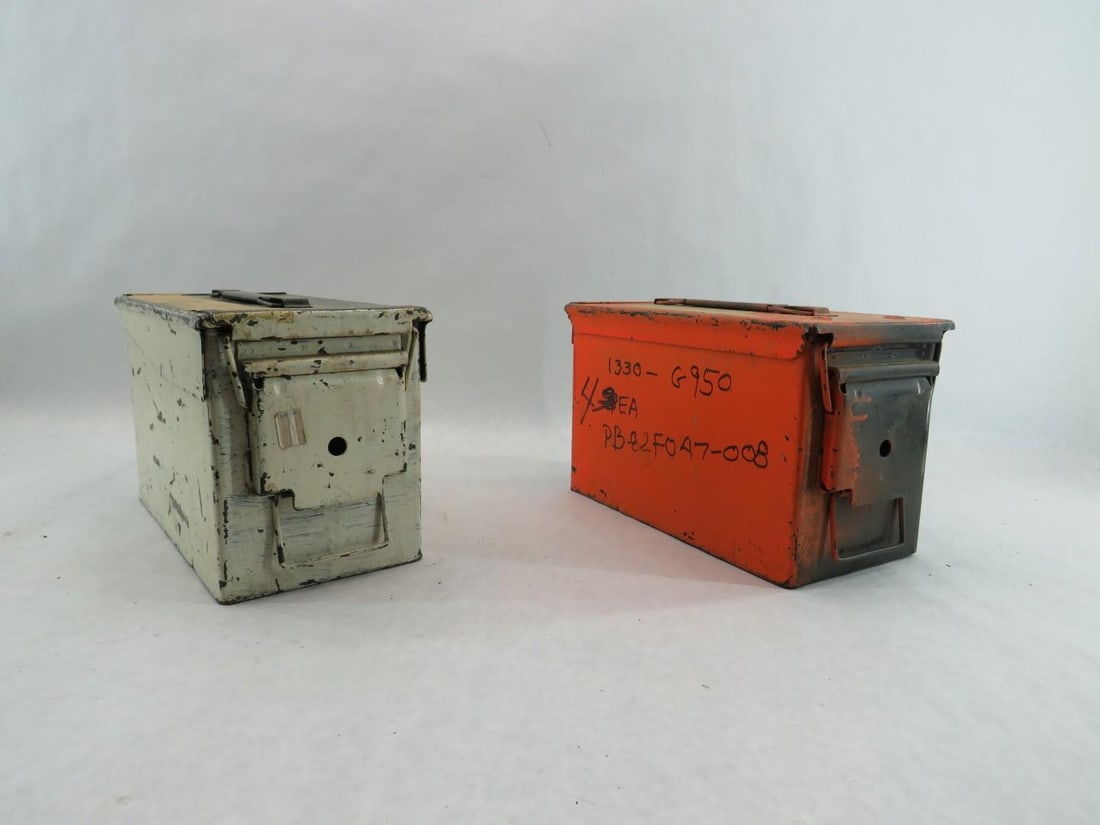 (7) Steel Ammo Boxes - 9